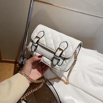 

Fashion Vintage Messenger Bags for Women Solid Color Shoulder Crossbody Bags Female Convenient Wallet Small Square Bags Channels