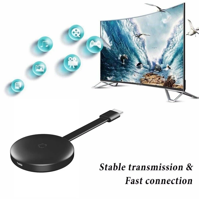 Приемник для беспроводного отображения интерфейса HDMI Wi Fi 4K 1080P адаптер
