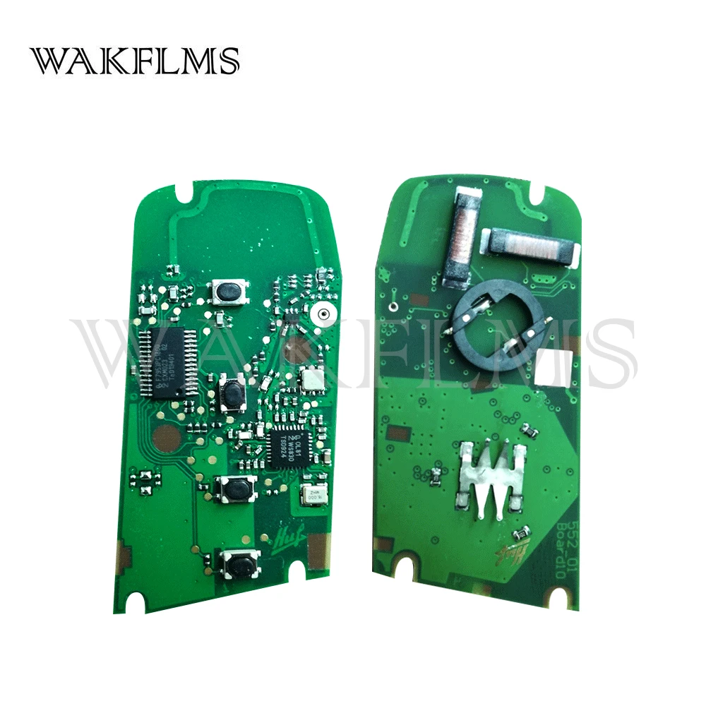 FEM Keyless Full Smart Remote Car Key Fob 4 Buttons 433.2MHz PCF7953P Blue For BMW F Series 2009-2016 3 5 7 Series F34 F35 F12