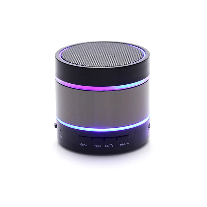Gun color S09 беспроводной Bluetooth динамик сабвуфер Hands Free мини Altavoces Поддержка TF карта светодиодный Колонка Altavoz с функцией Bluetooth аудио приемник - Цвет: Gun color