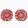 20Pcs/lot 45mm Filigree Round silk flower  Wraps Connectors Embellishments Findings   Wraps Connectors For DIY Jewelry Making ► Photo 2/6