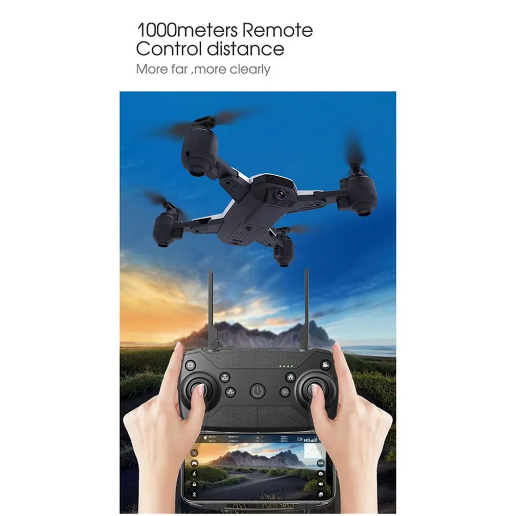 SHRC H1G Радиоуправляемый Дрон Квадрокоптер 720 P/1080 P 2,4G/5G WiFi FPV gps режим следования за мной складной 25 минут время полета Радиоуправляемый Дрон Квадрокоптер