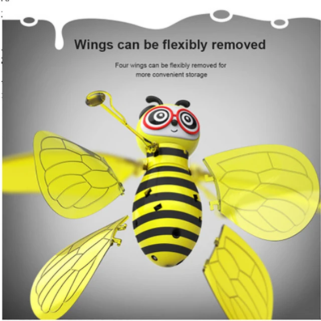 Mini Drone Induction by Hand Bee UFO Toys for Kids Bee Drones Gifts RC Helicopter Quadrocopter