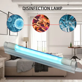 

1 PC UVC Quartz Ultraviolet Lamp 6W 8W Tube Bulb Germicidal Bactericidal Lamp Sterilized With UV Light Deodor Clean Without Plug