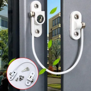 

Door Window Security Lock Children Protection Window Restrictor Child Safety Window Stopper Anti-theft Locks Limiter #6