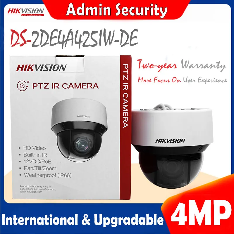 Hikvision DS 2DE4A425IW DE 4MP 25x сеть ИК PTZ PoE камера ультра низкий светильник 50 м английская