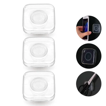 

Universal Phone Car No Trace Multi-Function Gel Pad Magic Rubber Pad Mobile Phone Holder Sticker