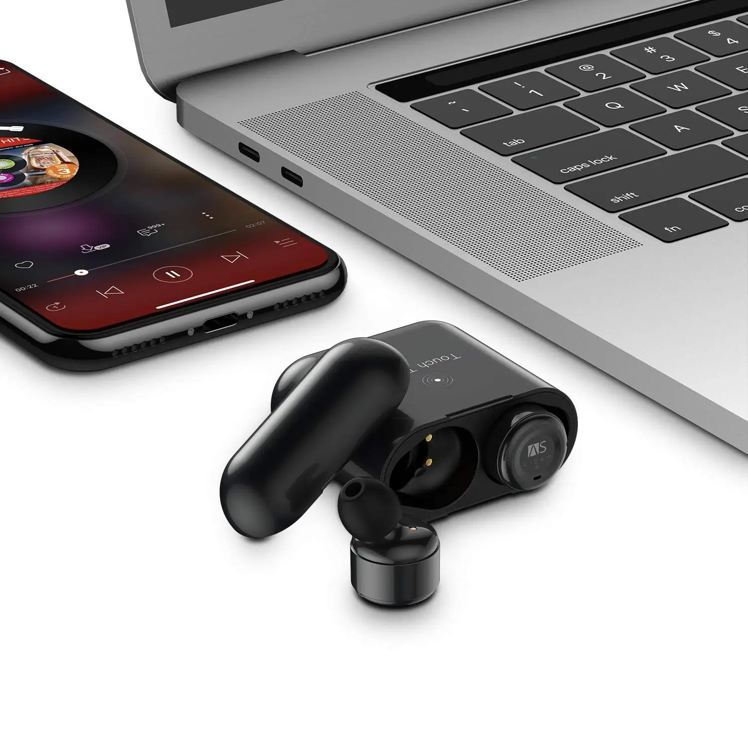 TWS X3T HiFi стерео, бинауральный Bluetooth 4,1 Беспроводные наушники с шумоподавлением наушники с зарядным устройством 700 мАч