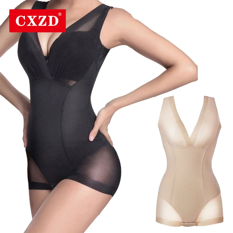 

CXZD Women Shapewear Tummy Suit Control Underbust Women Body Shaper Slimming Underwear Vest Bodysuits Jumpsuit