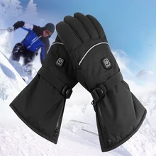 1 пара Third gear походные регулируемые температурные спортивные водонепроницаемые лыжные перчатки с электрическим подогревом на открытом воздухе зимняя езда сохраняет тепло