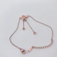 Beste FOOK браслет из розового золота браслет с рыбой милый простой модный браслет