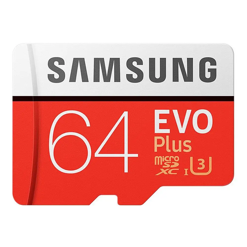 Карта Microsd SAMSUNG 64 Гб 128 256 г 512 ГБ 100 МБ/с. Class10 EVO Plus UHS-3 Micro SD-карты памяти TF мини-флеш-накопитель - Емкость: 64 ГБ