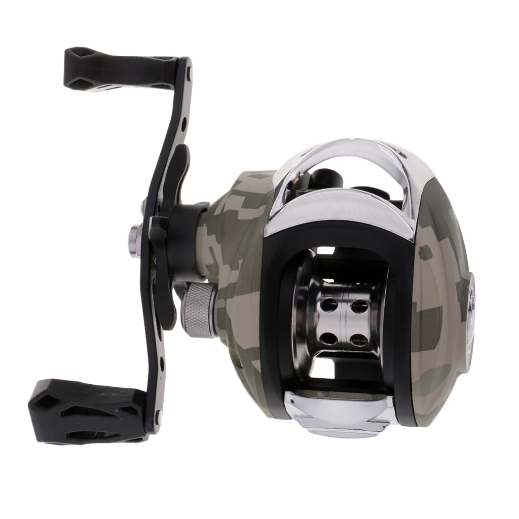 Катушка baitcasing магнитный тормоз 7,3: 1 Baitcaster морской или пресной воды высокотехнологичные инновации Baitcast Катушки