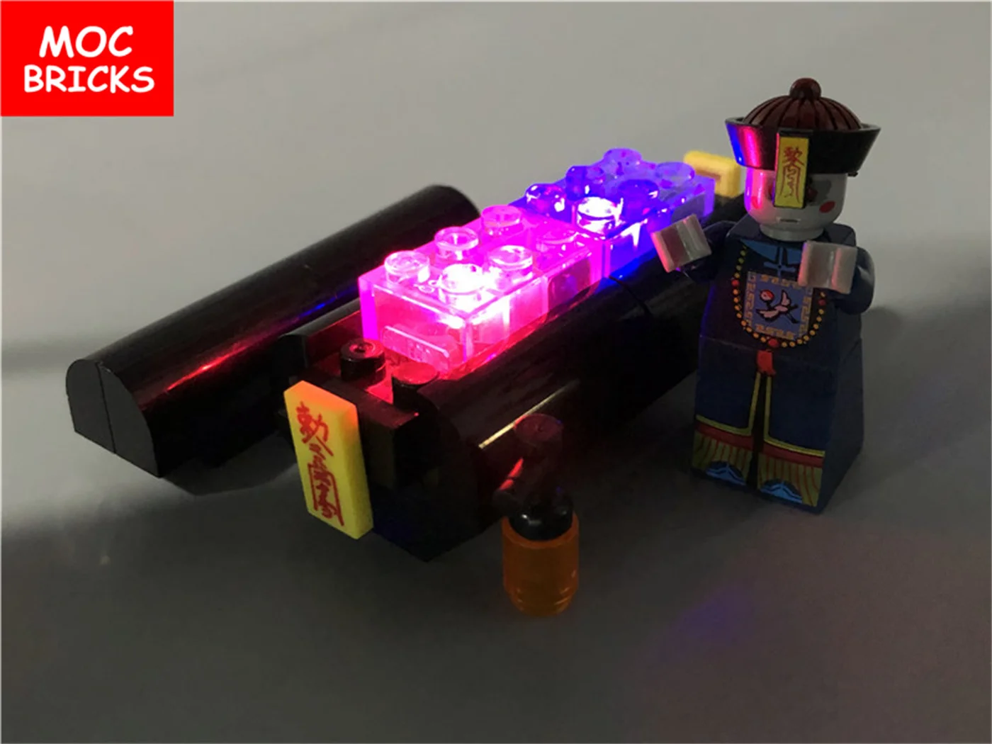 Кубики MOC китайский Гроб брелок экшн-фигурка игрушка для детей образовательные