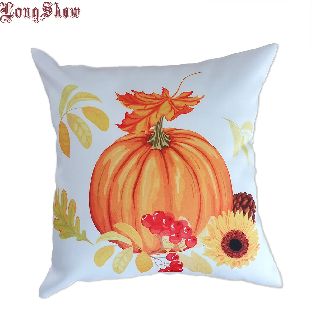 

45x45cm Square Home Decorative Unique Creative Fruit Style Printing Pillow Case