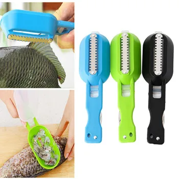 

Fish Scales Graters Scraper Fish Cleaning Tool Scraping Scales Device with Cover Home Kitchen Cooking Fishing Tool Pesca Tackle