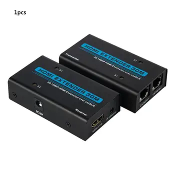 

Hdmi Two-Wire Network 30 Meters Ir Function Hdmi1.3 3D 1080P Hdmi Extender Hd Hdmi Amplifier For Hdtv Dvd Tv Box T-502