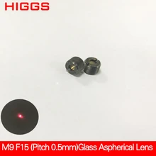 Высокое качество M9 шаг 0,5 мм длина фокусировки 15 мм стеклянные асферические линзы лазерная оптическая коллиматорная линза AR покрытая под заказ
