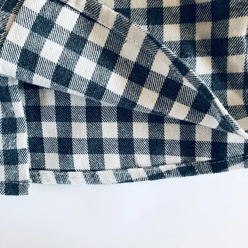 Детская одежда с перекрестной каймой, AliExpress, детская импортная рубашка,, прямые продажи от производителя, клетчатая рубашка с длинными рукавами