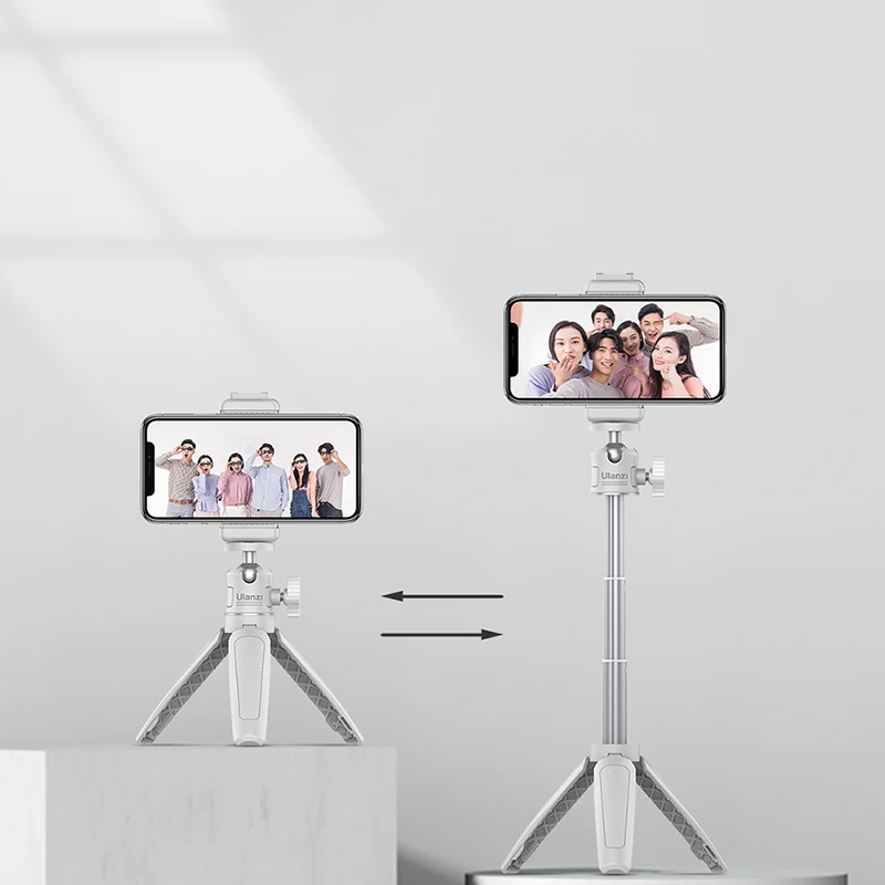 Ulanzi MT 08 Mini White Tripod for Sony ZV1 Canon M50 Smartphone SLR