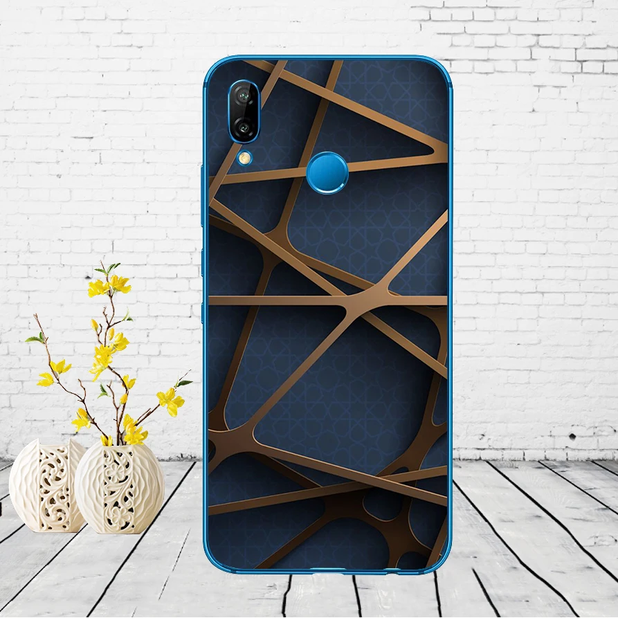 G34 Huawei P20 Lite чехол 5,84 дюйма huawei P20 Lite мягкая резина, термопластичный полиуретан силиконовый чехол для телефона huawei P20 Lite чехол для сумки - Color: G34