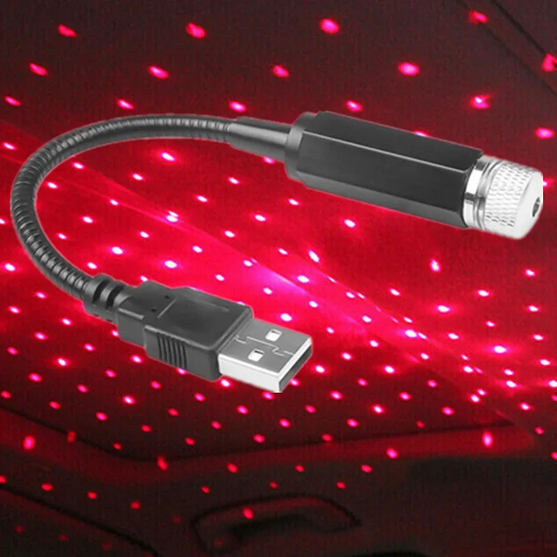 Романтический ночник с USB интерьерный светильник Звездный Ночной проектор