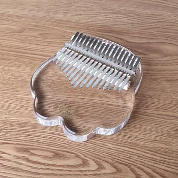 

Hot Sale Kimi Cute Cat Claw Shaped 17 Key Kalimba Acrylic Thumb Piano Transparent Keyboard Instrument with Tuner Hammer Gig Bag