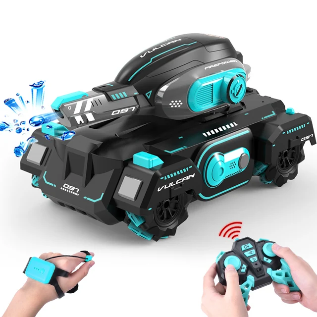 4WD RC Car Water Bomb Tank RC Toy Gesture Sensing Radio Remote Control Car Tank Stunt Vehicle Toys for Adult Children Boys Gifts 6