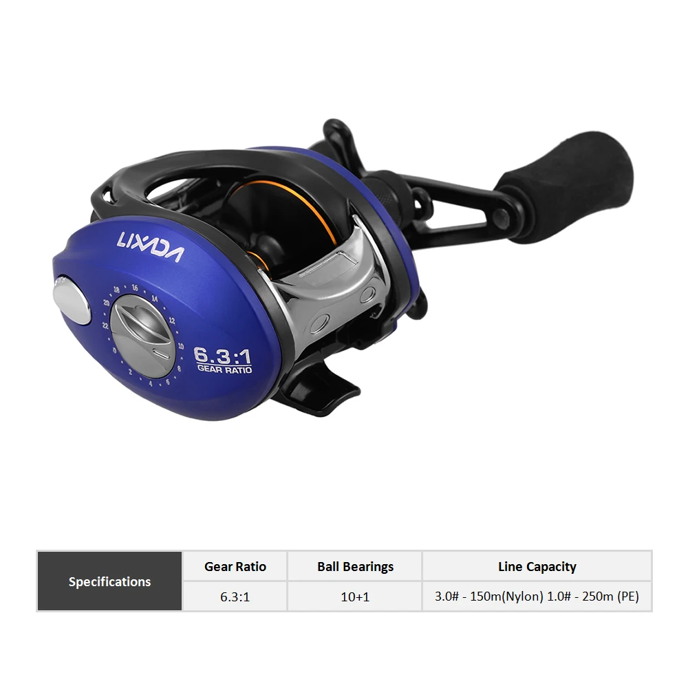 Катушка для ловли карпа Pesca 10+ 1 Шариковые подшипники катушка для baitcasing 6,3: 1 Передаточное отношение легкая гладкая металлическая катушка для льда