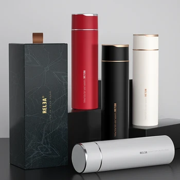 

500ml Thermos Cup Vacuum Stainless Steel Bottle coffee water flask Insulated double layer flask travel office drink bottle