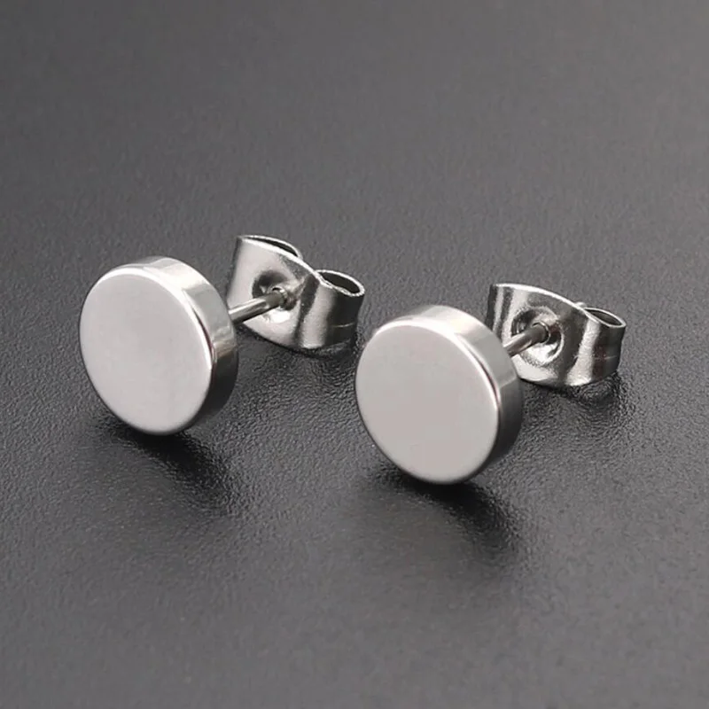 Minimalist Hollow Small Round Earrings for Women Hiphop Stainless Steel Black Circle Earings Ear Studs For Friend Boyfriend Gift Hfd43f10bcfee4fe29032c5cb209c1064y