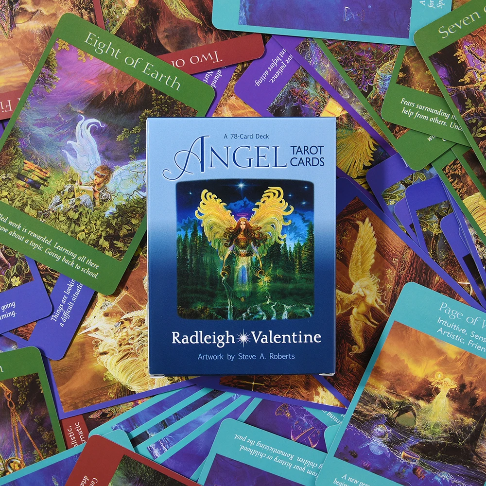 Angel Tarot Cards A 78-Card Deck и E-Guidebook Cards Deck Tarot Oracle Cards Game