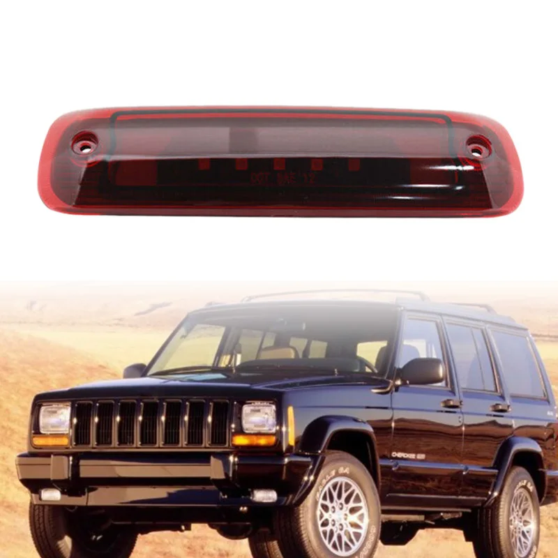 Светодиодный задний высокая гора стоп светильник красный для 97-01 Jeep Cherokee XJ 2.5L/4.0L тормозной светильник хвост светильник