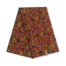 Африканский вощеная ткань настоящий блок 6 ярдов хлопок фоллоуэр голландский мягкий дышащий высококачественный V-L 664