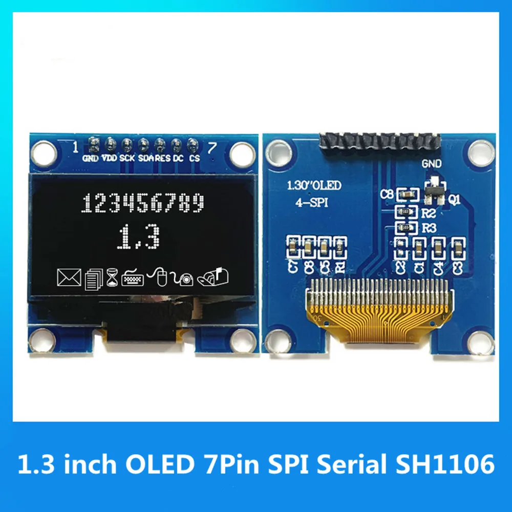 1.3 inch OLED Display 128*64 pixels Wit - I2C
