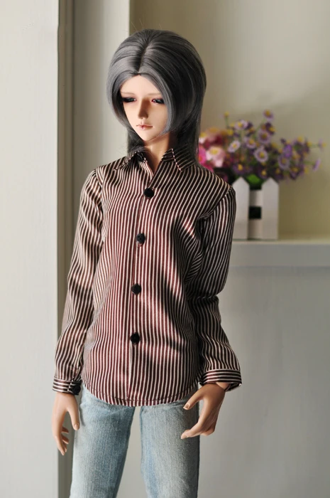 1/4 1/3 масштаб BJD Одежда для кукол полосатая рубашка для BJD/SD аксессуары SSDF ID72 uncle. Не входит в комплект Кукла, обувь, парик и другие A0967