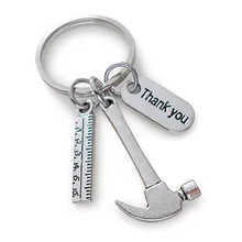 Европейские и американские Аксессуары для внешней торговли Благодарим Вас за Подарочный молот, линейка брелок "благодарение"