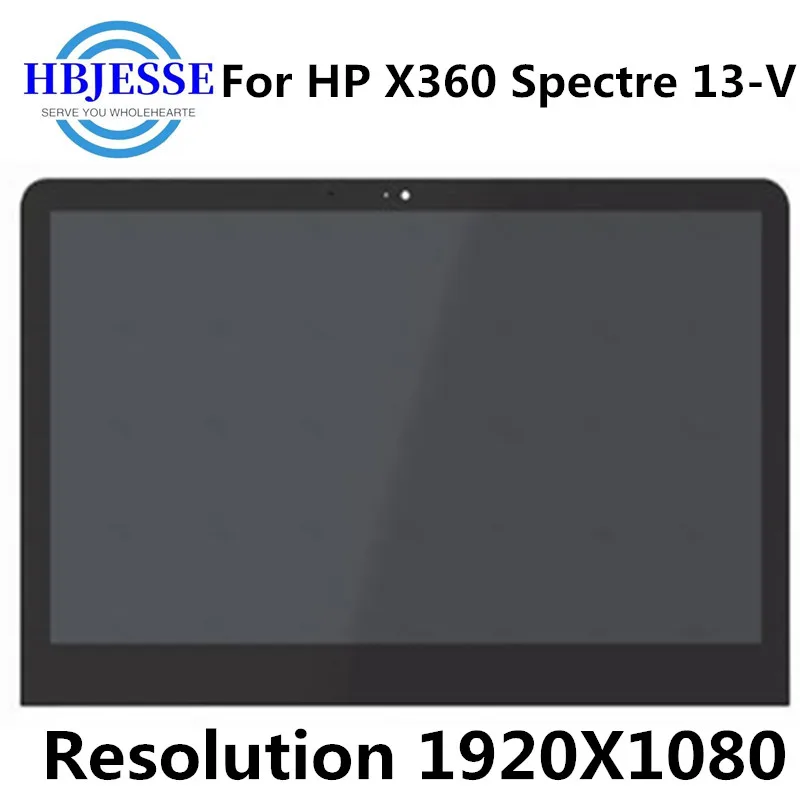 Anteriore In Vetro Fhd Lcd Screen Display Assembly Per Hp X360 Spectre 13-V 13-V131Tu 13-V132Tu 13-V133Tu 13-V134Tu 13-V135Tu 13-V136Tu