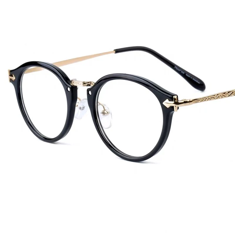 Оптическая оправа, анти синие очки, компьютерные очки, Lunettes Lumiere Bleue, мужские очки, женские очки, заполняющие рецепт 6008MF - Цвет оправы: black