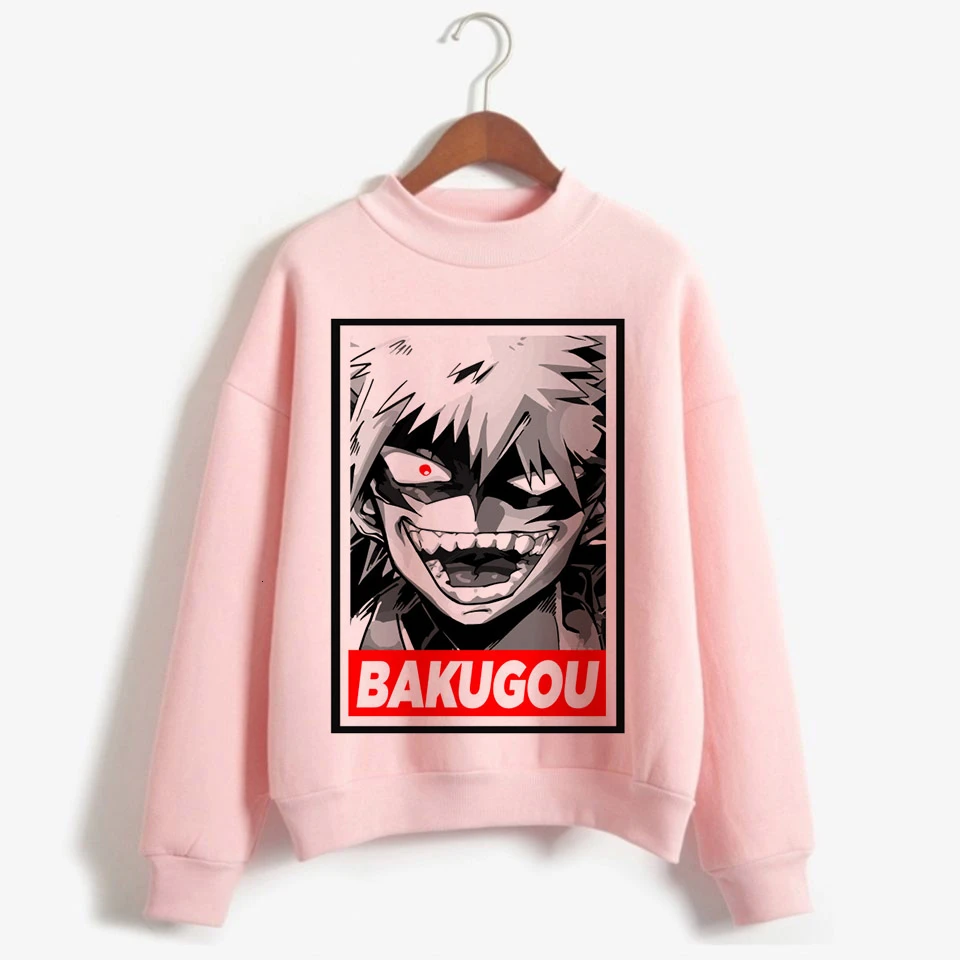 Newest My Hero Academia Himiko Toga JK Cosplay Costume Senpai Boku No Hero Academia Pink Hoodies Jacket Costume Tops