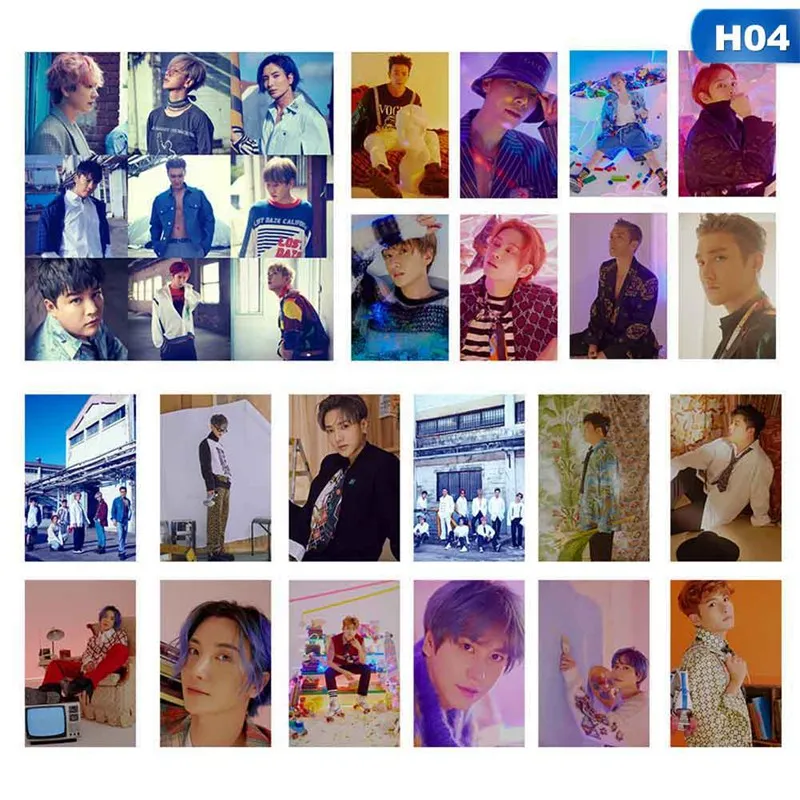 4 30 шт./компл. KPOP SUPER JUNIOR NUEST Н. Летающий AB6IX фотоальбом карты ПВХ карты самодельные ЛОМО карта Фотокарта - Цвет: 4
