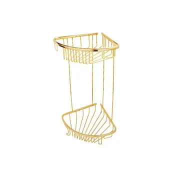 

Beryl Brass Gold Dual Corner 18X18-Mabello