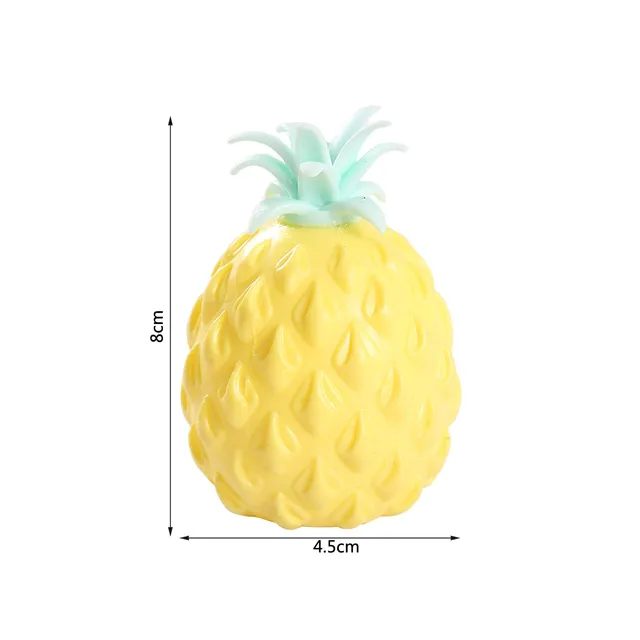 Cheap Flour Pineapple Relief Stress Balls Fidget Toys Squeeze Fruit Anti Stress Decompression for Kids Antistress Children 6