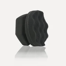 Нескользящие аксессуары для ухода Шестигранная ручка Воском Губка ручной не беспорядок шин туалетный аппликатор волна Тип многоразовый Прочный блеск Pad