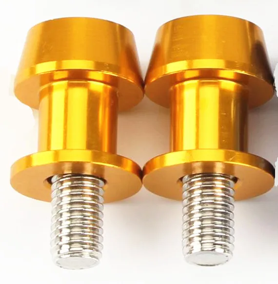 8MM GOLD Универсальный CNC m8 8 мм винты мотоциклетные маятниковые Катушки слайдер подставки винт для HONDA CBR600RR CBR600 RR CBR 600 1000 RR - Цвет: 8MM GOLD