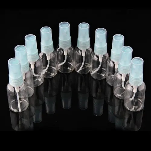 

10Pc 30ml Spray Bottle Vapeing Empty Cosmetic Containers Perfume Bottle Hair Perfume Atomizer DIY Test Spray Travel Refillable