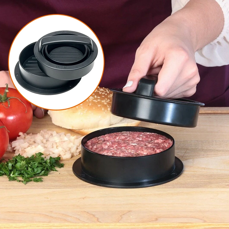 Форма для гамбургера круглой формы для бургеров из мяса пресс для гамбургера es пресс-форма инструмент для изготовления