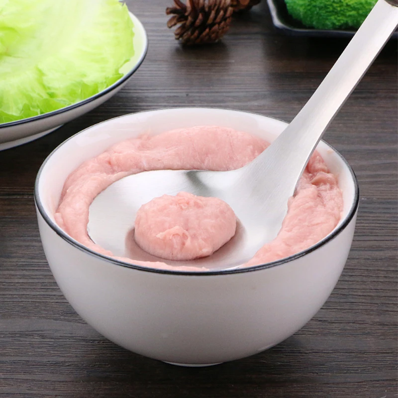 1 шт. ложка-шарик из нержавеющей стали для мяса антипригарный креативный Meatball чайник с длинной ручкой кухонный инструмент Аксессуары 10 дюймов