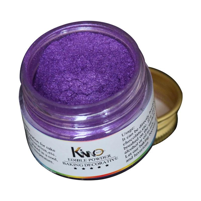 Edible Food Powder 10g Purple Fondant Pigment Coloring to Decorate Cake Bread Chocolate Arts Food Grade Food Decoration