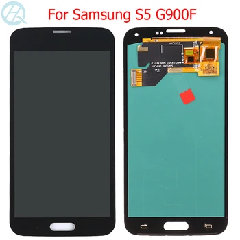 

Original Super AMOLED LCD For Samsung Galaxy S5 Display LCD 5.1" S5 i9600 G900A G900P G900F G900 LCD Touch Screen Assembly